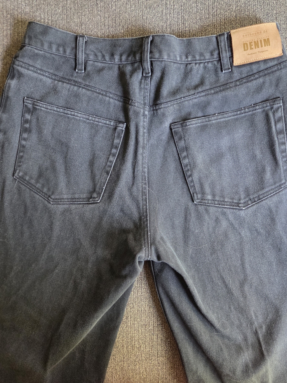Men's Black Jeans - Classic Back-Pocket Style - Picture 5 of 5